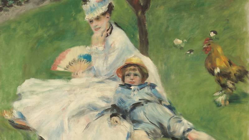 Auguste Renoir, Madame Monet and Her Son (1874), oil on canvas, 50.5 x 68 cm, National Gallery of Art, Washington