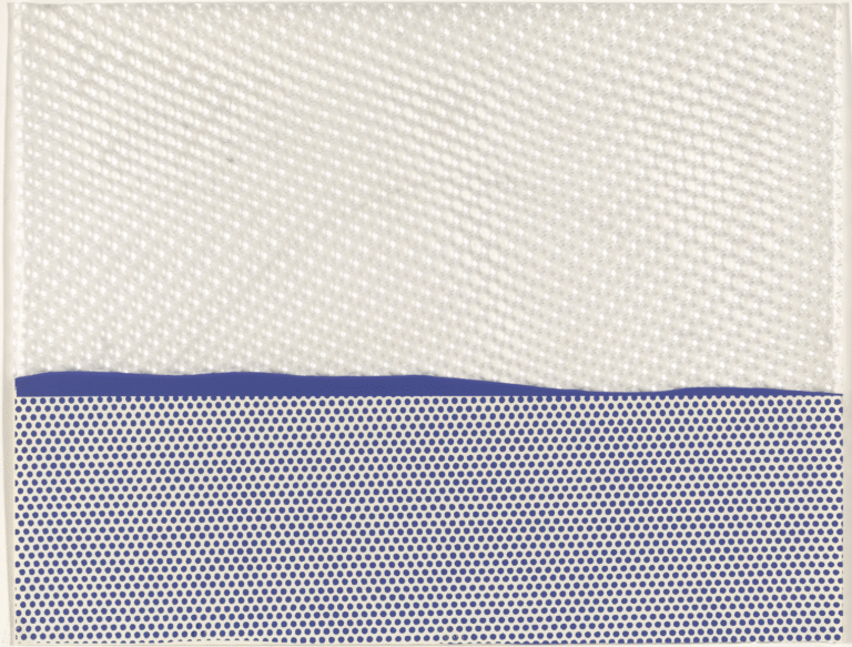 Roy Lichtenstein, Seascape I from New York Ten 1964